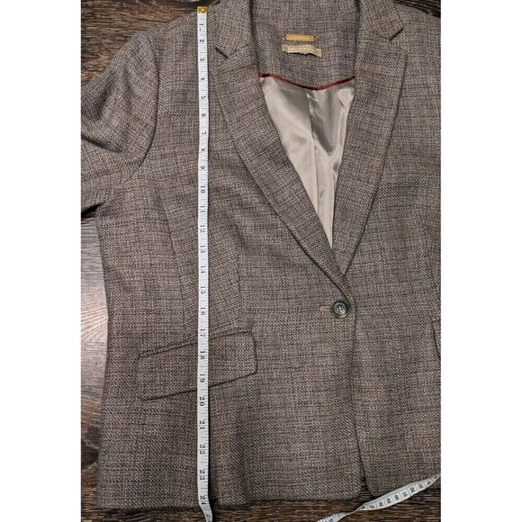 Talbots Women's Sz 18 XL Tan Wool Blend Jackiet Blazer Office Career Elegant A3 - Picture 8 of 11